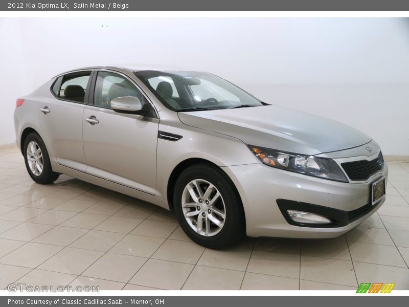 Satin Metal / Beige 2012 Kia Optima LX