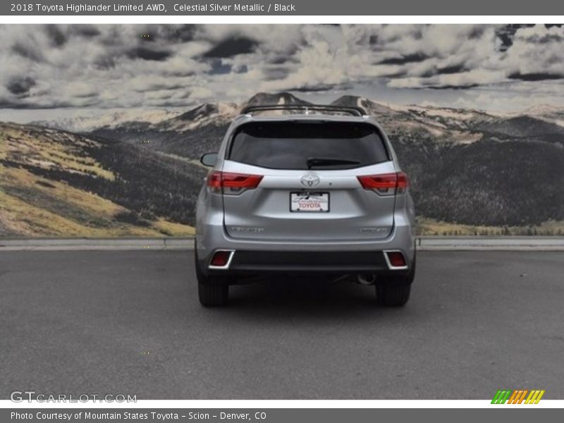 Celestial Silver Metallic / Black 2018 Toyota Highlander Limited AWD