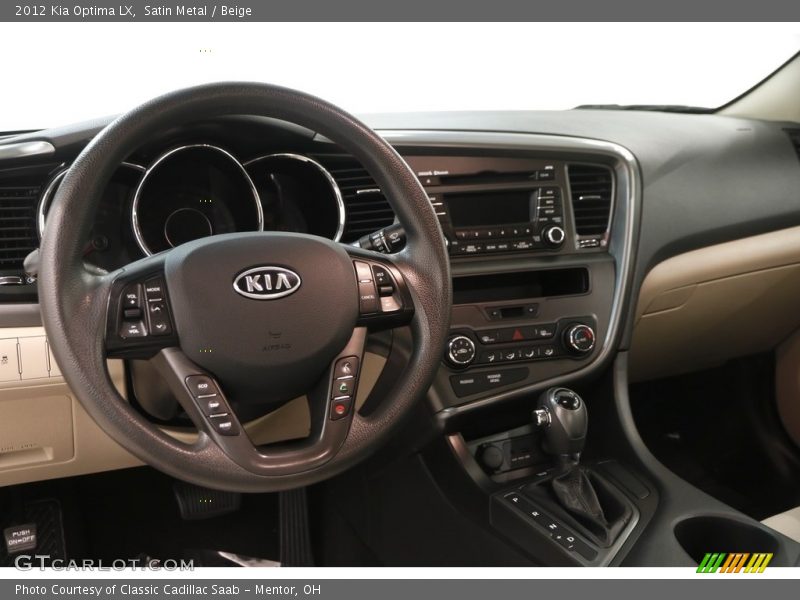 Satin Metal / Beige 2012 Kia Optima LX