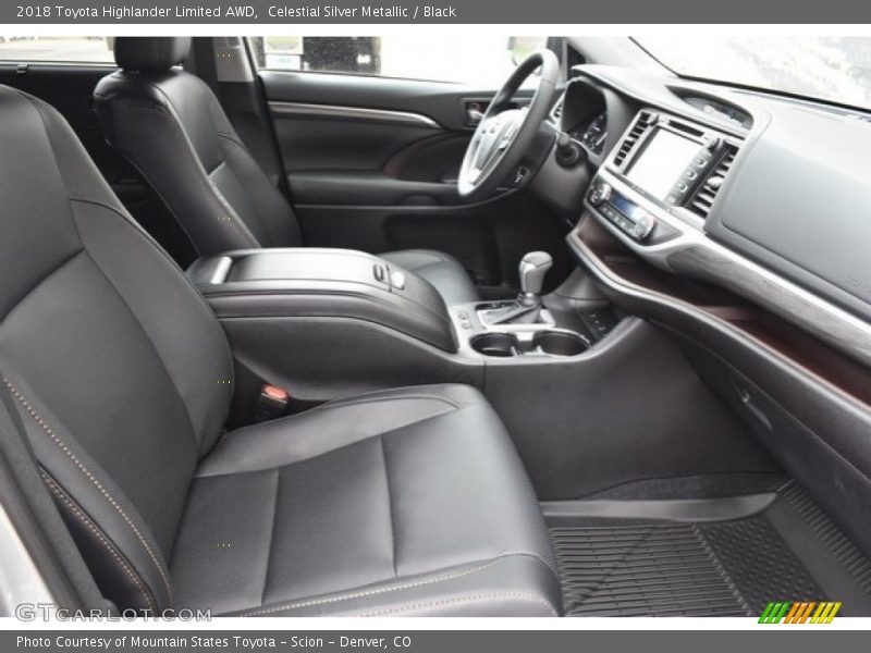 Celestial Silver Metallic / Black 2018 Toyota Highlander Limited AWD