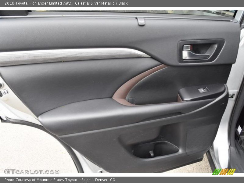 Celestial Silver Metallic / Black 2018 Toyota Highlander Limited AWD