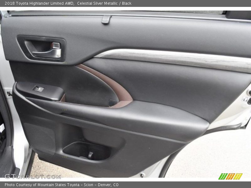Celestial Silver Metallic / Black 2018 Toyota Highlander Limited AWD