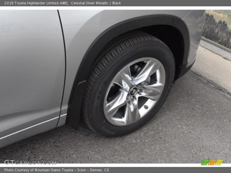 Celestial Silver Metallic / Black 2018 Toyota Highlander Limited AWD