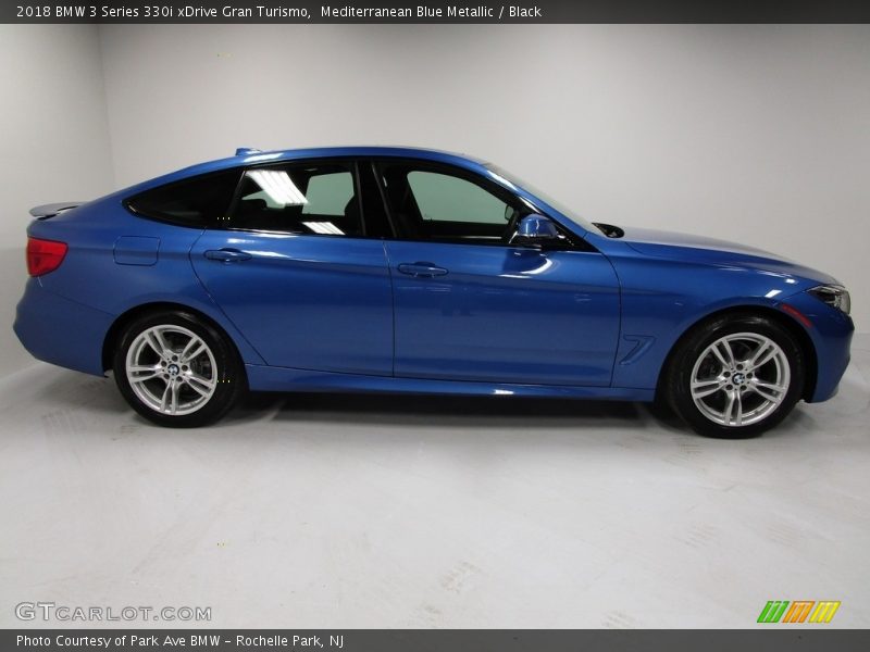 Mediterranean Blue Metallic / Black 2018 BMW 3 Series 330i xDrive Gran Turismo
