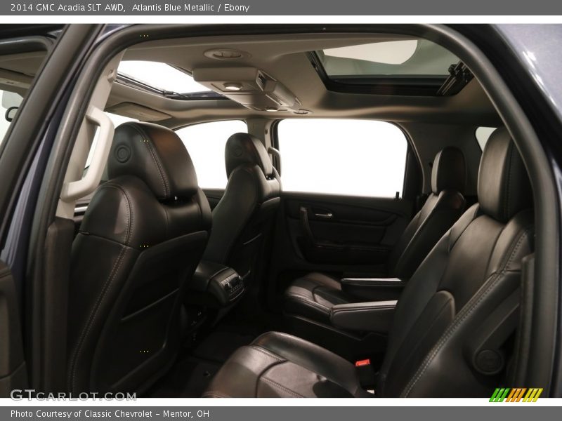Atlantis Blue Metallic / Ebony 2014 GMC Acadia SLT AWD