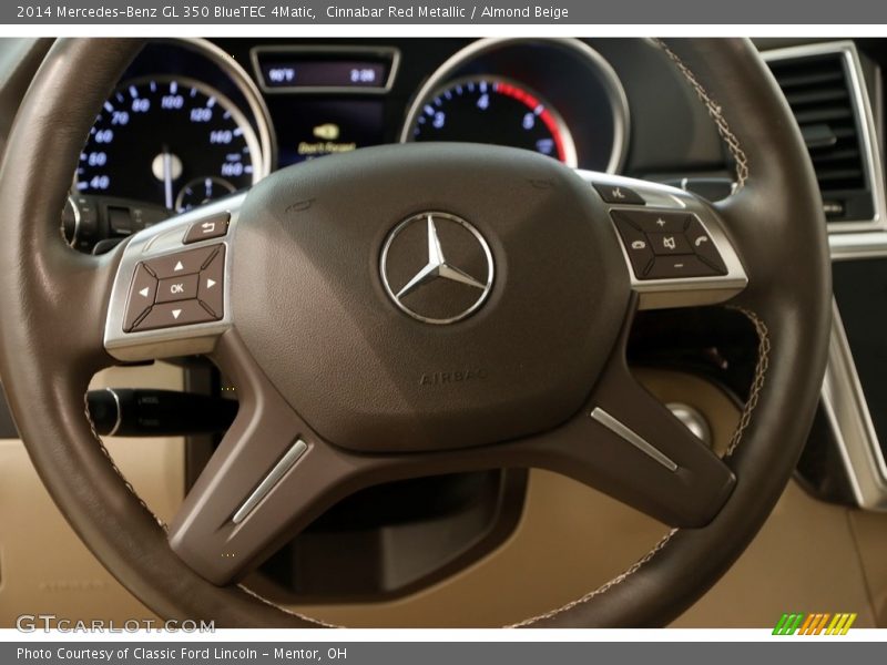 Cinnabar Red Metallic / Almond Beige 2014 Mercedes-Benz GL 350 BlueTEC 4Matic