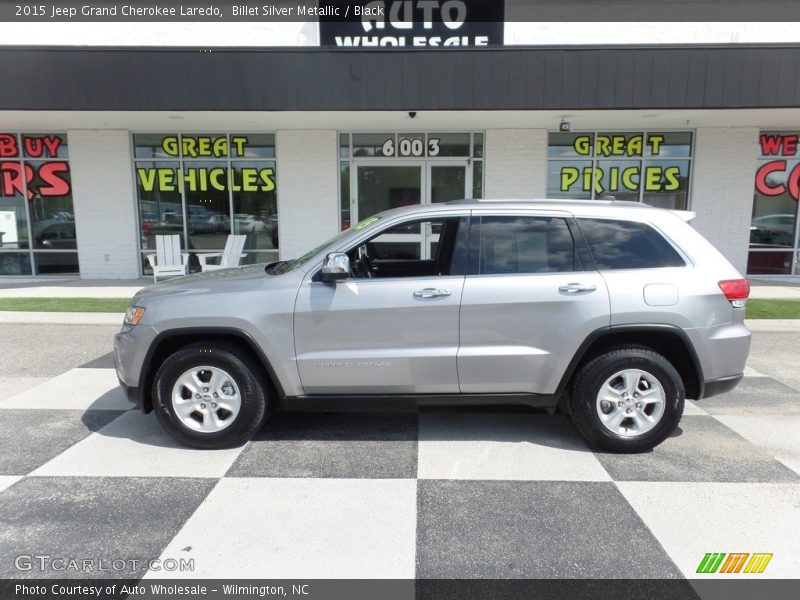 Billet Silver Metallic / Black 2015 Jeep Grand Cherokee Laredo