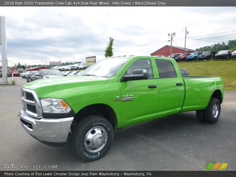 Hills Green / Black/Diesel Gray 2018 Ram 3500 Tradesman Crew Cab 4x4 Dual Rear Wheel