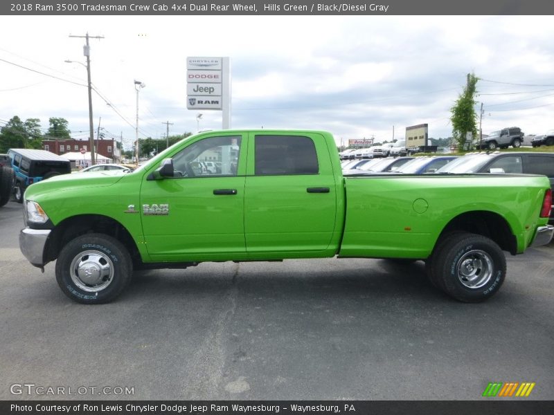 Hills Green / Black/Diesel Gray 2018 Ram 3500 Tradesman Crew Cab 4x4 Dual Rear Wheel