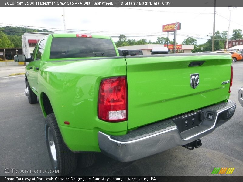 Hills Green / Black/Diesel Gray 2018 Ram 3500 Tradesman Crew Cab 4x4 Dual Rear Wheel
