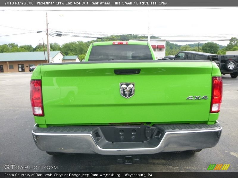 Hills Green / Black/Diesel Gray 2018 Ram 3500 Tradesman Crew Cab 4x4 Dual Rear Wheel