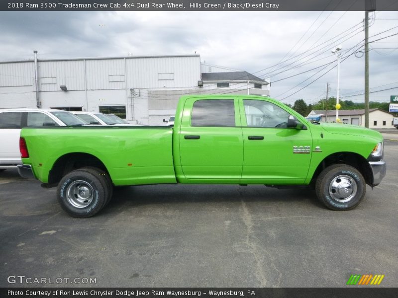 Hills Green / Black/Diesel Gray 2018 Ram 3500 Tradesman Crew Cab 4x4 Dual Rear Wheel