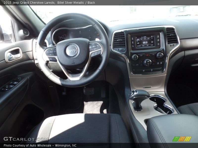 Billet Silver Metallic / Black 2015 Jeep Grand Cherokee Laredo
