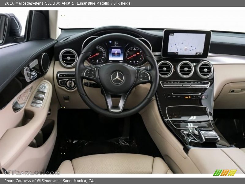 Lunar Blue Metallic / Silk Beige 2016 Mercedes-Benz GLC 300 4Matic
