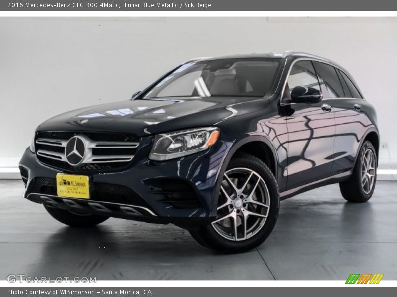 Lunar Blue Metallic / Silk Beige 2016 Mercedes-Benz GLC 300 4Matic