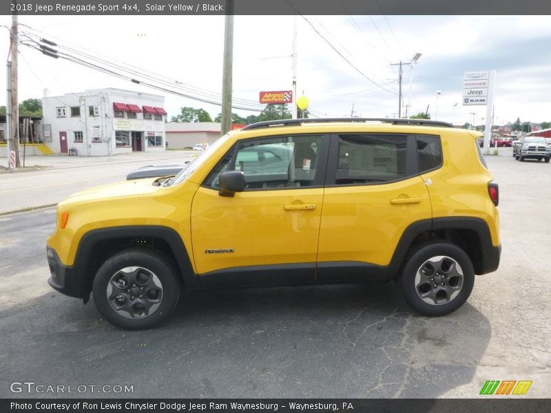 Solar Yellow / Black 2018 Jeep Renegade Sport 4x4