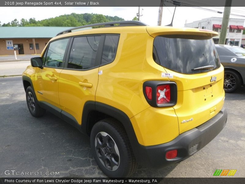 Solar Yellow / Black 2018 Jeep Renegade Sport 4x4