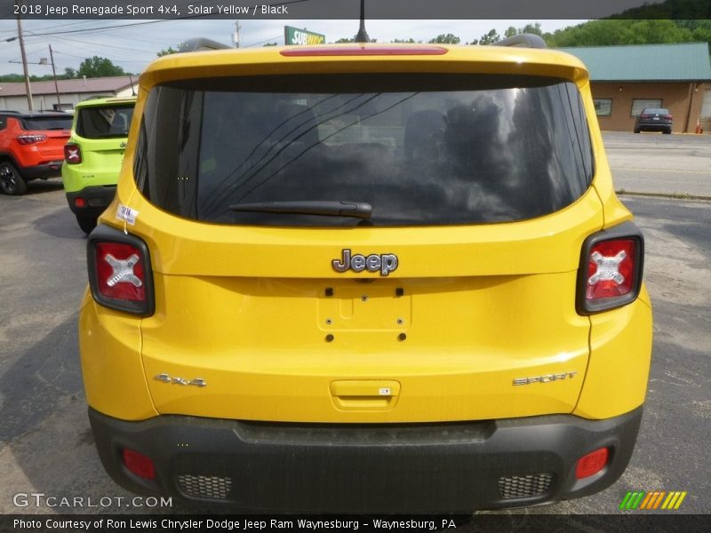 Solar Yellow / Black 2018 Jeep Renegade Sport 4x4