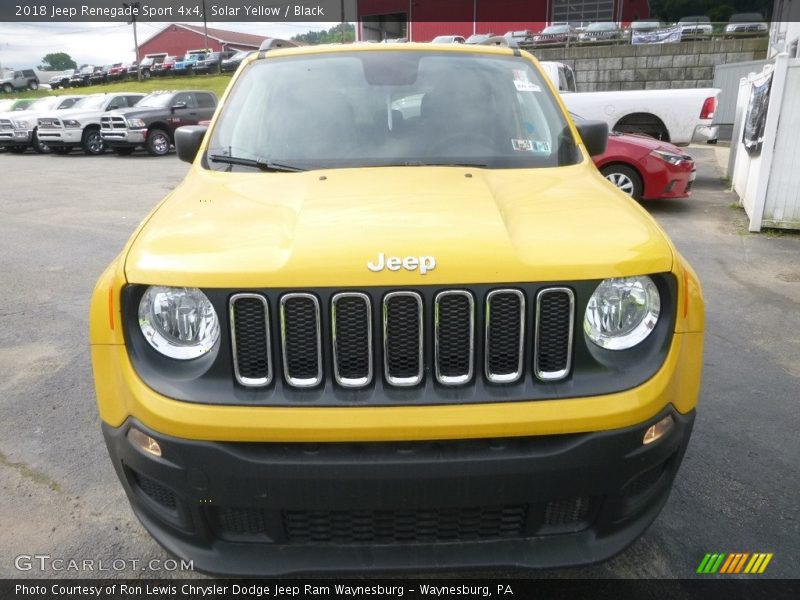 Solar Yellow / Black 2018 Jeep Renegade Sport 4x4
