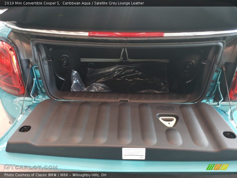 Caribbean Aqua / Satellite Grey Lounge Leather 2019 Mini Convertible Cooper S