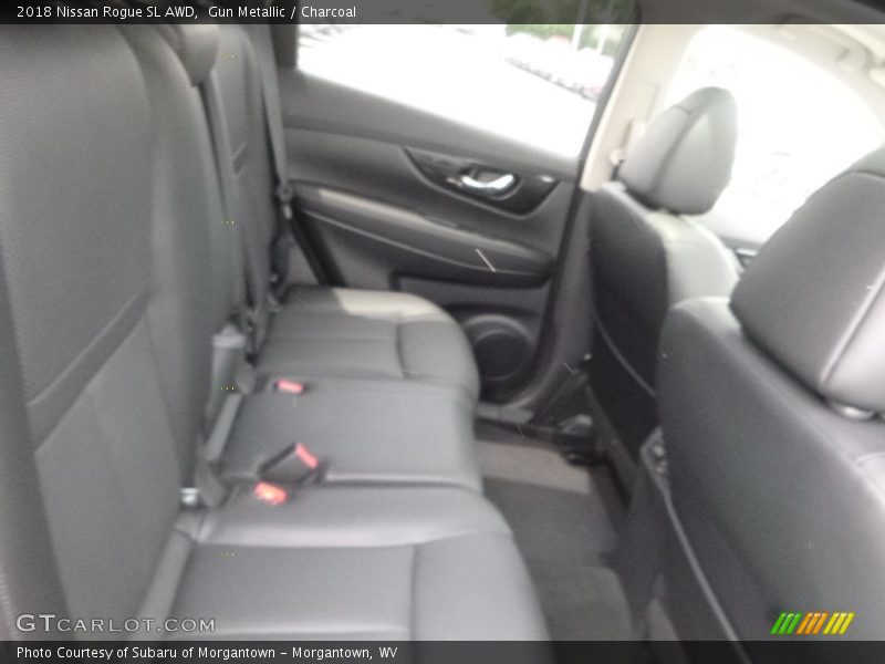 Gun Metallic / Charcoal 2018 Nissan Rogue SL AWD