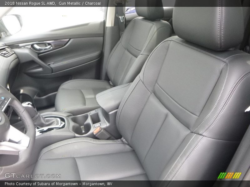 Gun Metallic / Charcoal 2018 Nissan Rogue SL AWD