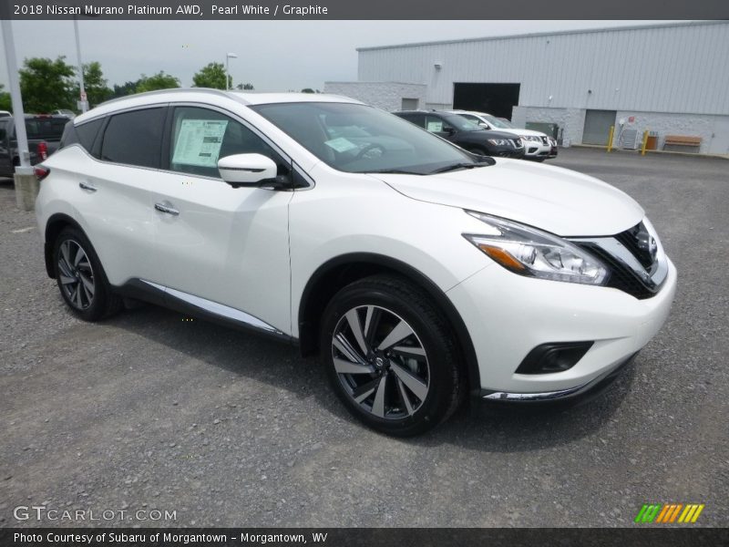 Pearl White / Graphite 2018 Nissan Murano Platinum AWD