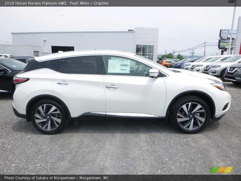 Pearl White / Graphite 2018 Nissan Murano Platinum AWD