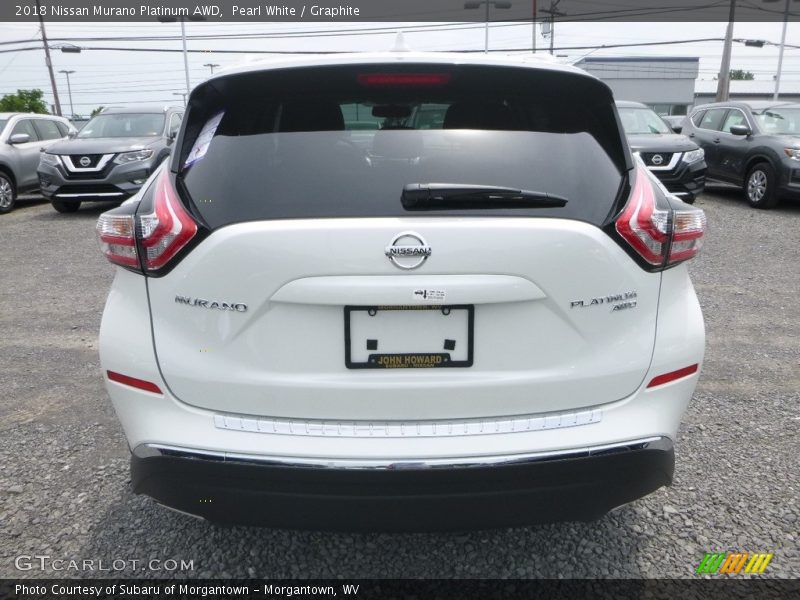 Pearl White / Graphite 2018 Nissan Murano Platinum AWD