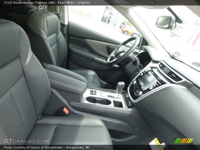 Pearl White / Graphite 2018 Nissan Murano Platinum AWD