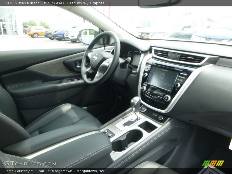 Pearl White / Graphite 2018 Nissan Murano Platinum AWD