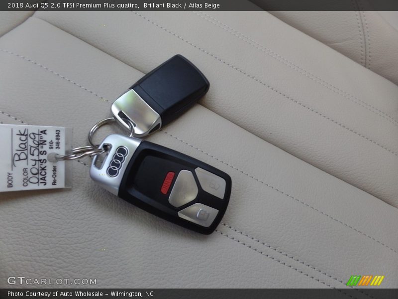 Brilliant Black / Atlas Beige 2018 Audi Q5 2.0 TFSI Premium Plus quattro