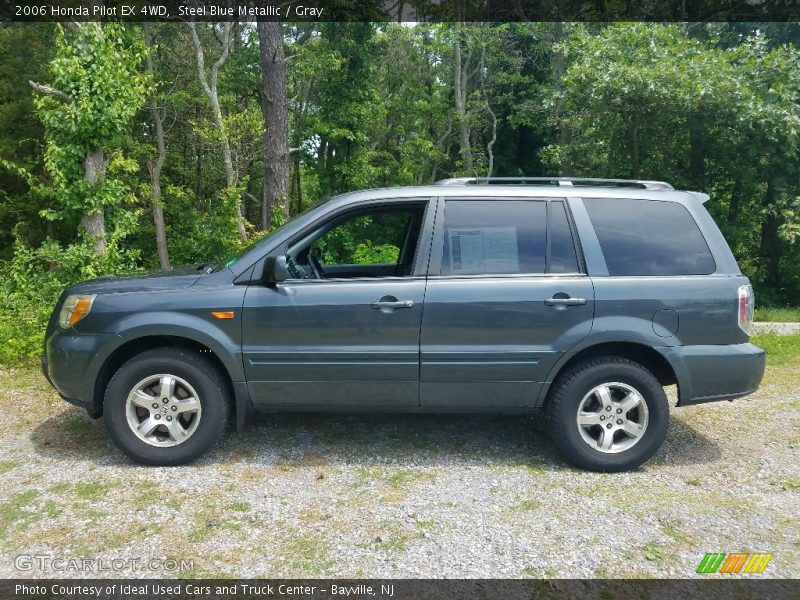 Steel Blue Metallic / Gray 2006 Honda Pilot EX 4WD