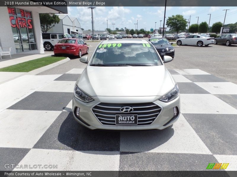 Mineral Beige / Beige 2018 Hyundai Elantra Value Edition