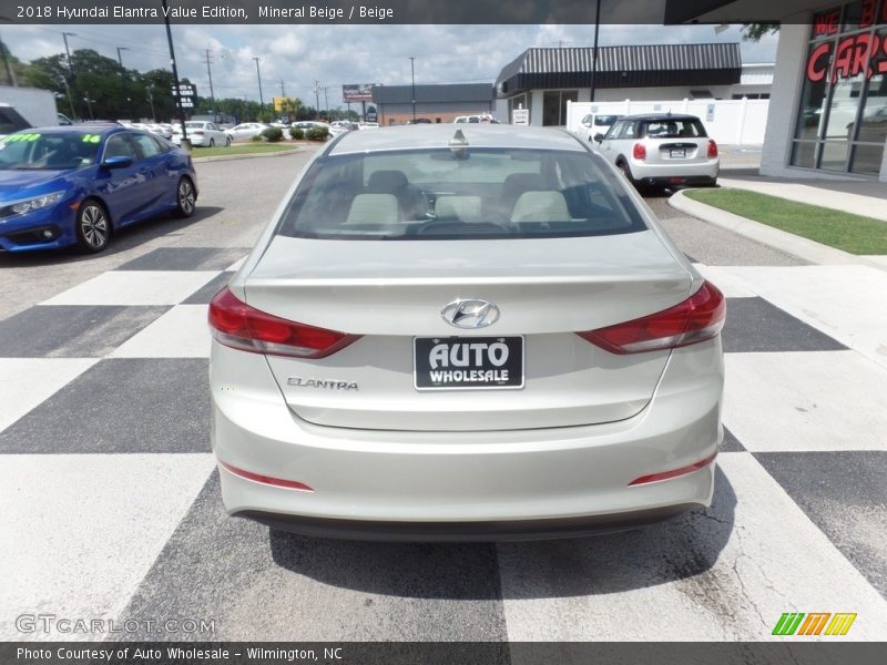 Mineral Beige / Beige 2018 Hyundai Elantra Value Edition