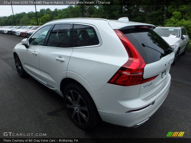 Crystal White Metallic / Charcoal 2018 Volvo XC60 T8 eAWD Plug-in Hybrid