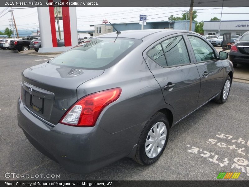 Gun Metal Metallic / Charcoal 2018 Nissan Versa S