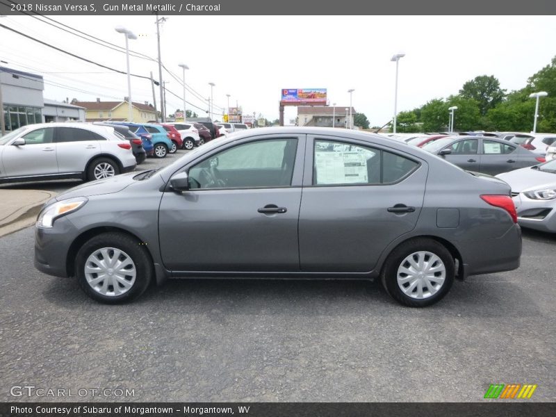 Gun Metal Metallic / Charcoal 2018 Nissan Versa S