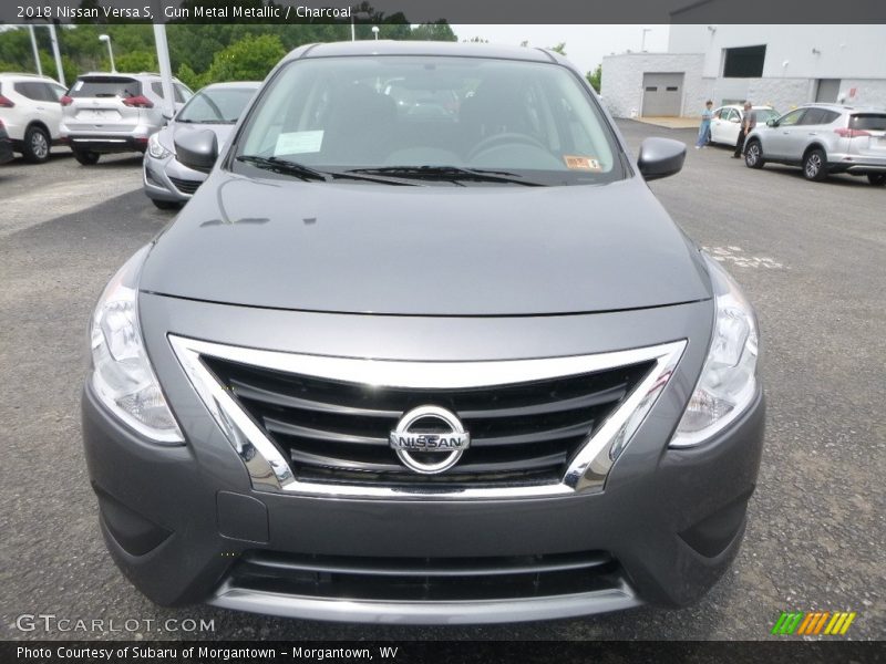 Gun Metal Metallic / Charcoal 2018 Nissan Versa S