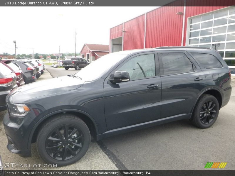 Bruiser Gray / Black 2018 Dodge Durango GT AWD