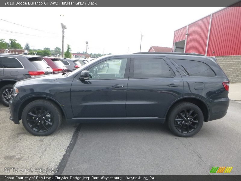 Bruiser Gray / Black 2018 Dodge Durango GT AWD