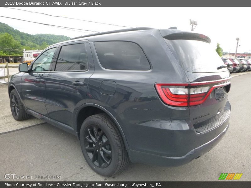 Bruiser Gray / Black 2018 Dodge Durango GT AWD