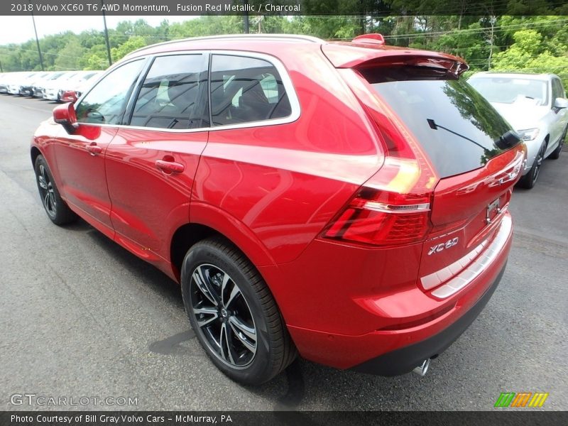 Fusion Red Metallic / Charcoal 2018 Volvo XC60 T6 AWD Momentum