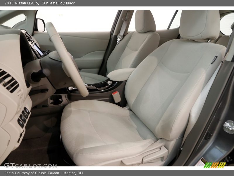 Gun Metallic / Black 2015 Nissan LEAF S