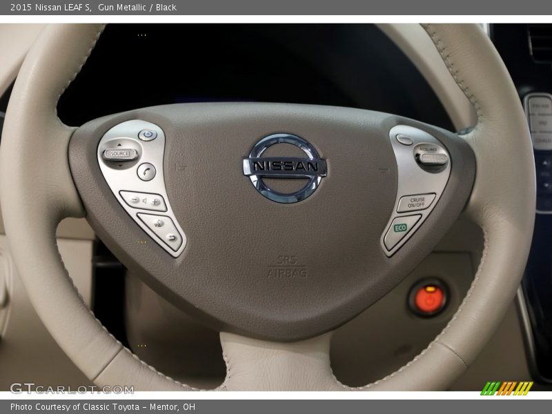 Gun Metallic / Black 2015 Nissan LEAF S
