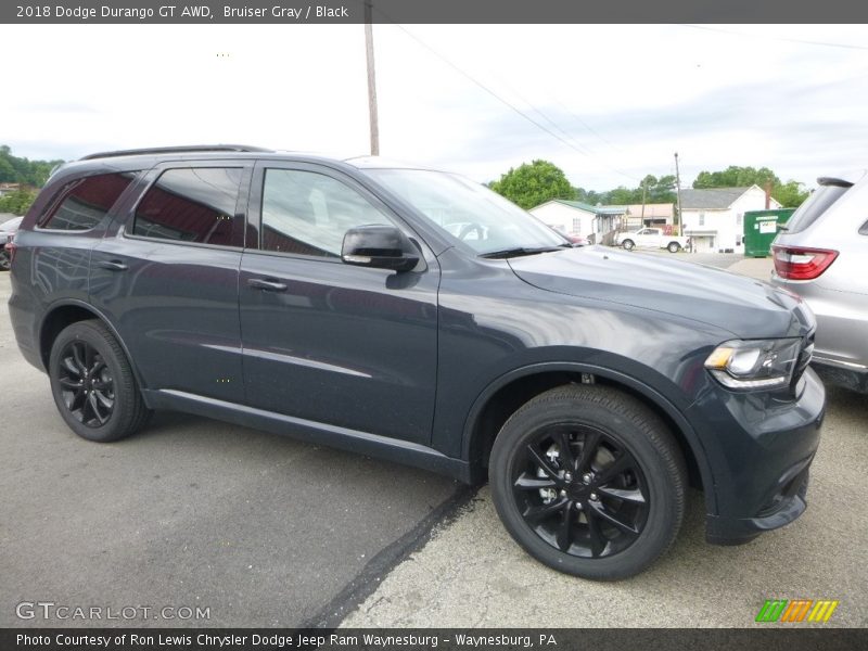 Bruiser Gray / Black 2018 Dodge Durango GT AWD