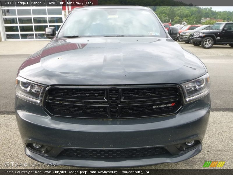 Bruiser Gray / Black 2018 Dodge Durango GT AWD