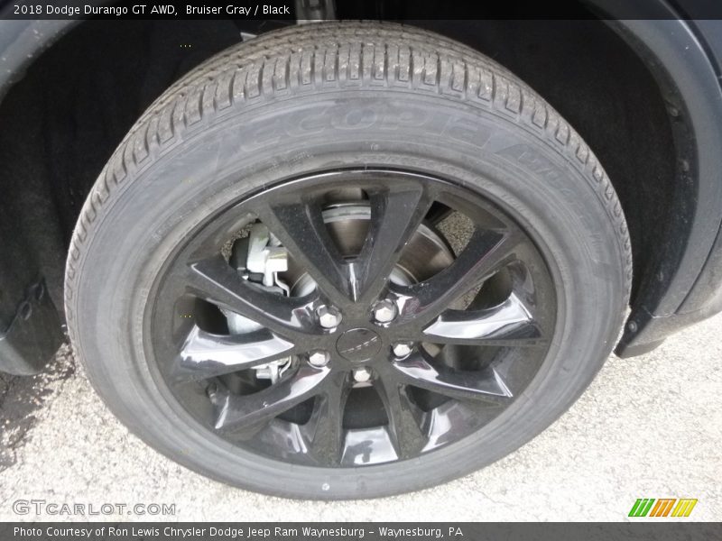 Bruiser Gray / Black 2018 Dodge Durango GT AWD