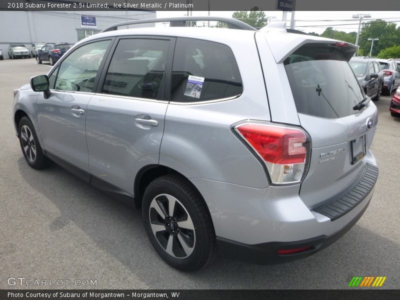 Ice Silver Metallic / Platinum 2018 Subaru Forester 2.5i Limited