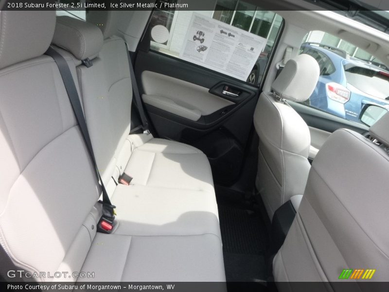 Ice Silver Metallic / Platinum 2018 Subaru Forester 2.5i Limited